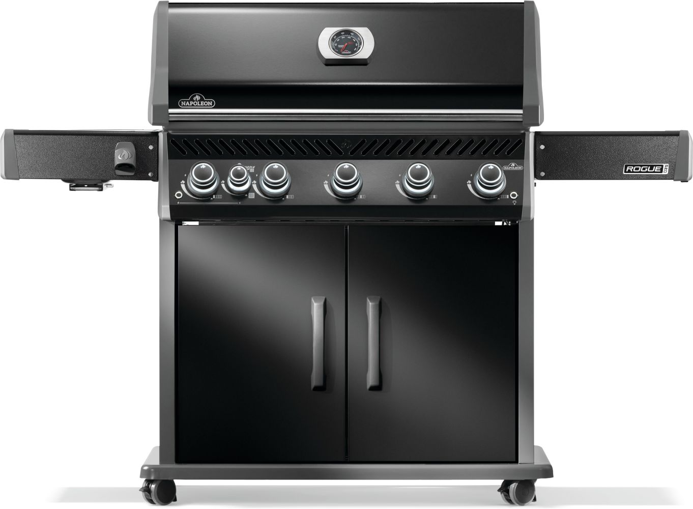Gril Rogue® PRO 625 au propane avec brûleur latéral infrarouge, noir